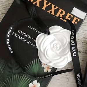 NIB One White Camellia Luxury Fragrance Plaster Pendant